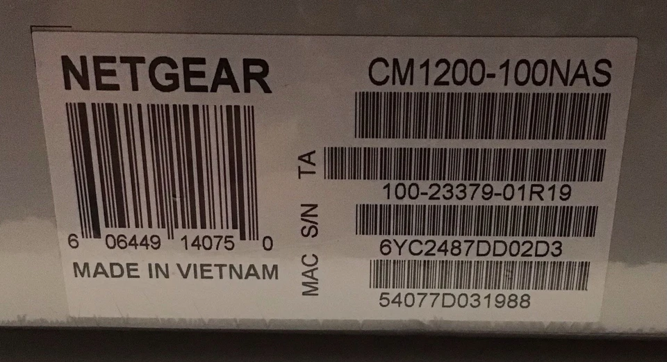 NETGEAR Nighthawk CM1200 DOCSIS 3.1 Cable Modem - Multi-Gig INTERNET - Image 3 of 3