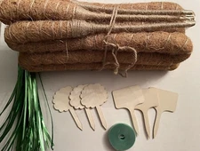 3 pk MOSS Poles Pole Climbing Plants Monstera Pothos 47” Bendable Support Totem 