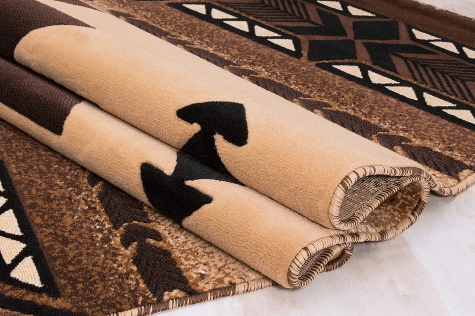 YHSF South West Native American Area Rug  Easy Clean - 5 Feet x 7 Feet - Image 2 of 4