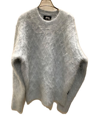 stussy Fuzzy Lattice Crew sweater stussy117198 Size: M Sky stussy Fuzzy Lattice Crew sweater stussy117198 Size: M Sky