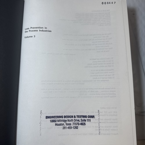 Loss Prevention Process Industries 2nd Edition 3 Vol Set Lees Butterworth - Picture 10 of 12