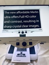 Enhanced Vision Merlin Ultra HD 22" Video Magnifier Model MR2UE22A With Manual