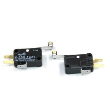 10Pcs V-156-1C25 Limit Micro Switch Long Straight Hinge Roller Momentary SPDT