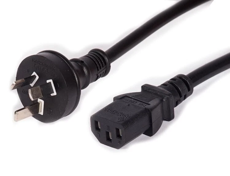 3-Pin AU Power Cord Cable 2m for Computers, Printers, TVs, and More - Image 2 of 4