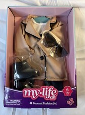 My Life As Peacoat Fashion Set for 18-inch Doll Clothing Jeans Sunglasses NIB