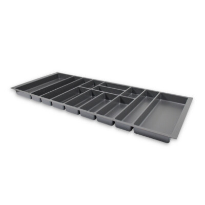 Sedia Concept Besteckeinsatz für 120 cm Nobilia Arcitech-Zargen Kunststoff Grau