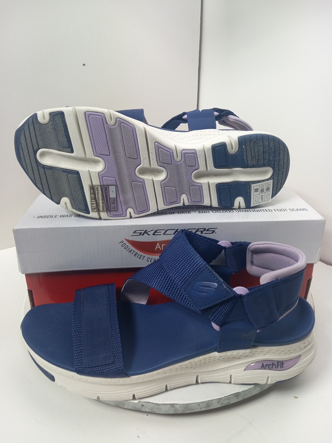 sandals skechers arch fit for women