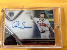 2017 Topps Tribute Rookie Autograph #TA-DS Dansby Swanson #135/199 Cubs