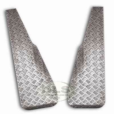 Natural Chequer Plate Wing Top Protector Set - Land Rover Series 2/2A/3 (LR65) - Picture 1 of 1