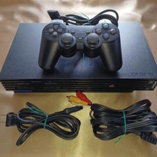 Sony PlayStation2 black SCPH-30000 Console controller Cable Working Tested