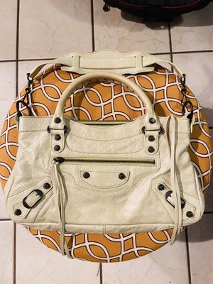 balenciaga mini city bag beige