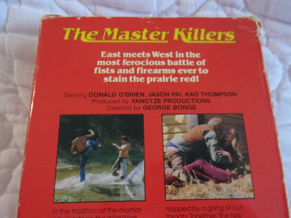 MASTER KILLERS VHS WIZARD VIDEO BIG BOX KUNG FU BROTHERS IN THE WILD WEST ACTION - Image 4 of 4