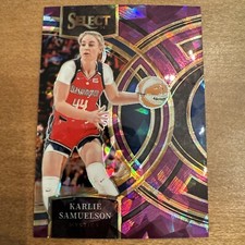 2024 Select WNBA - Karlie Samuelson Purple Cracked Ice Premier Level SP/149
