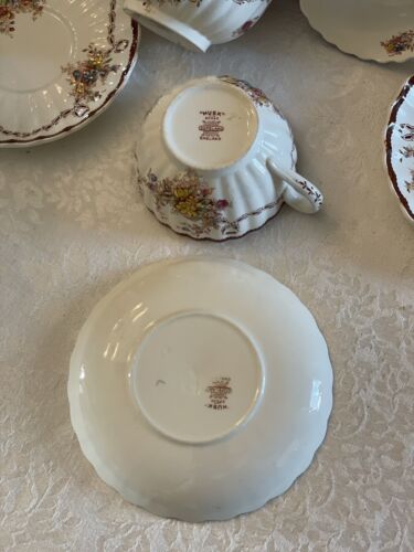 VINTAGE Copeland Spode “ HUSK” Tea Cups & Saucers Set 12 Pieces - Picture 13 of 19