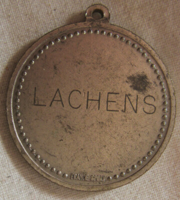 Médaille Cyclisme LACHENS VAR - Médailles Françaises Argentées XXème