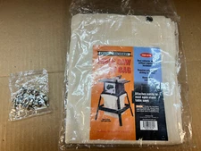 Table saw dust bag w/screws