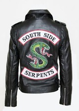 Women's Black Cafe Racer Genuine Leather Jacket Bomber Jacket