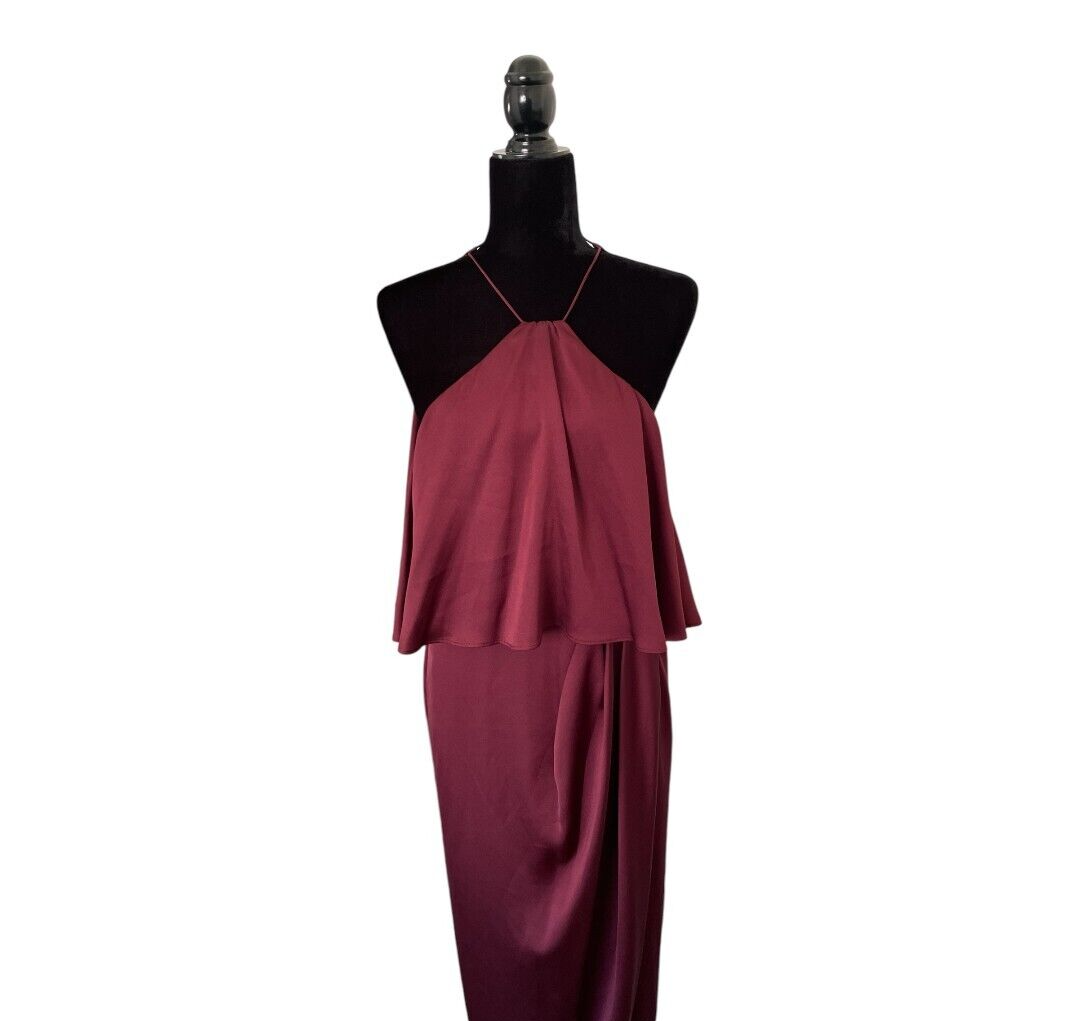 shona joy luxe halter frill dress Shona Joy Luxe Halter Frill Cocktail Dress