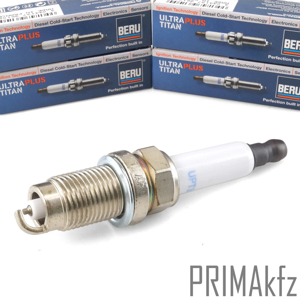 4x BERU Zündkerzen ULTRA TITAN für AUDI A4 SEAT SKODA VW Polo 3 Golf 4 Passat - Bild 2 von 2