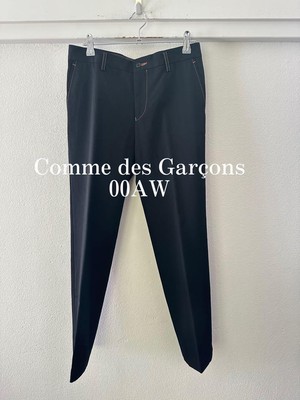 COMME des GARCONS 00Aw Gabardine Pants Wool Original Japan COMME des GARCONS 00Aw Gabardine Pants Wool Original Japan