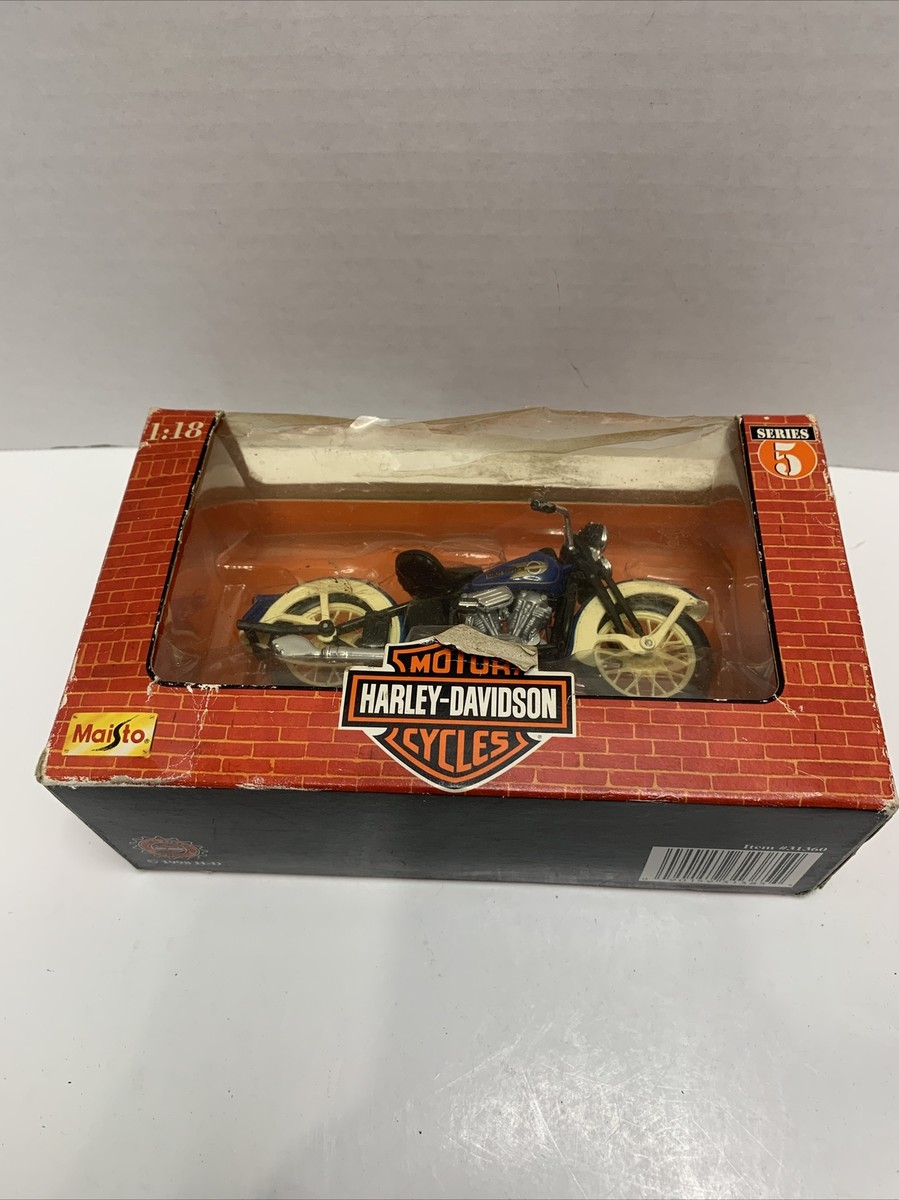 MAISTO 1/18 - Series 7 Motorcycle Harley-Davidson 1936 EL