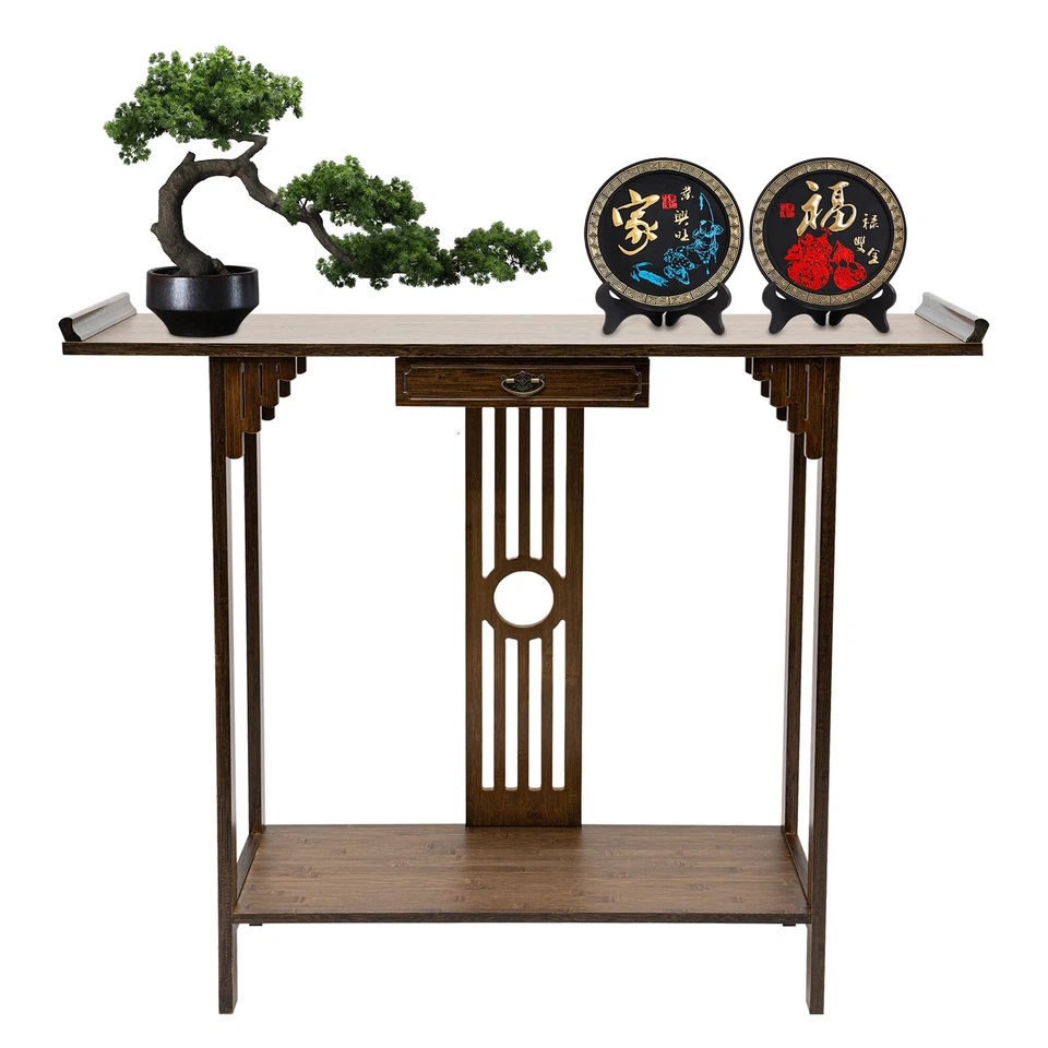 Console Table w /Drawer Hallway/Entryway Sofa Table with Shelf for Living Room - Image 3 of 4