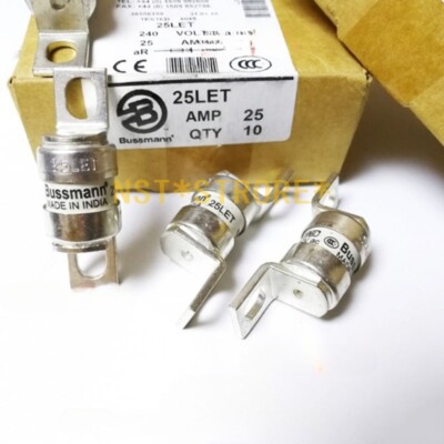 Fusible Britannique Bussmann 25A 240V Haute Vitesse - 1 Pièce, Standard UK