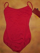 Dance Mirella Garnet Camisole Leotard Paneled Bust Ladies Sm Adult M2029LM