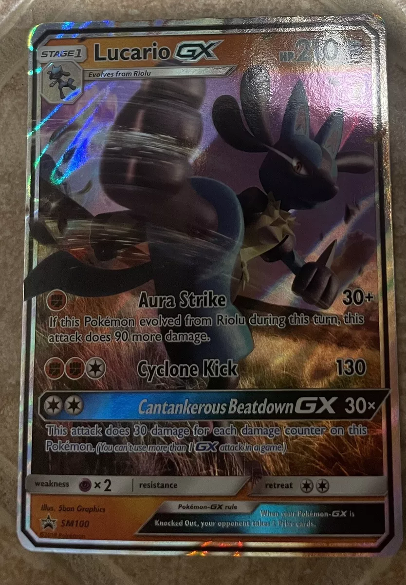 Ptcg Pokemon Trading Card Game Shiny Lucario GX