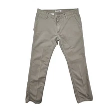 Vans Pants Mens 34 Geoff Rowley Built Strong Cali Casual Khaki Chino Skate
