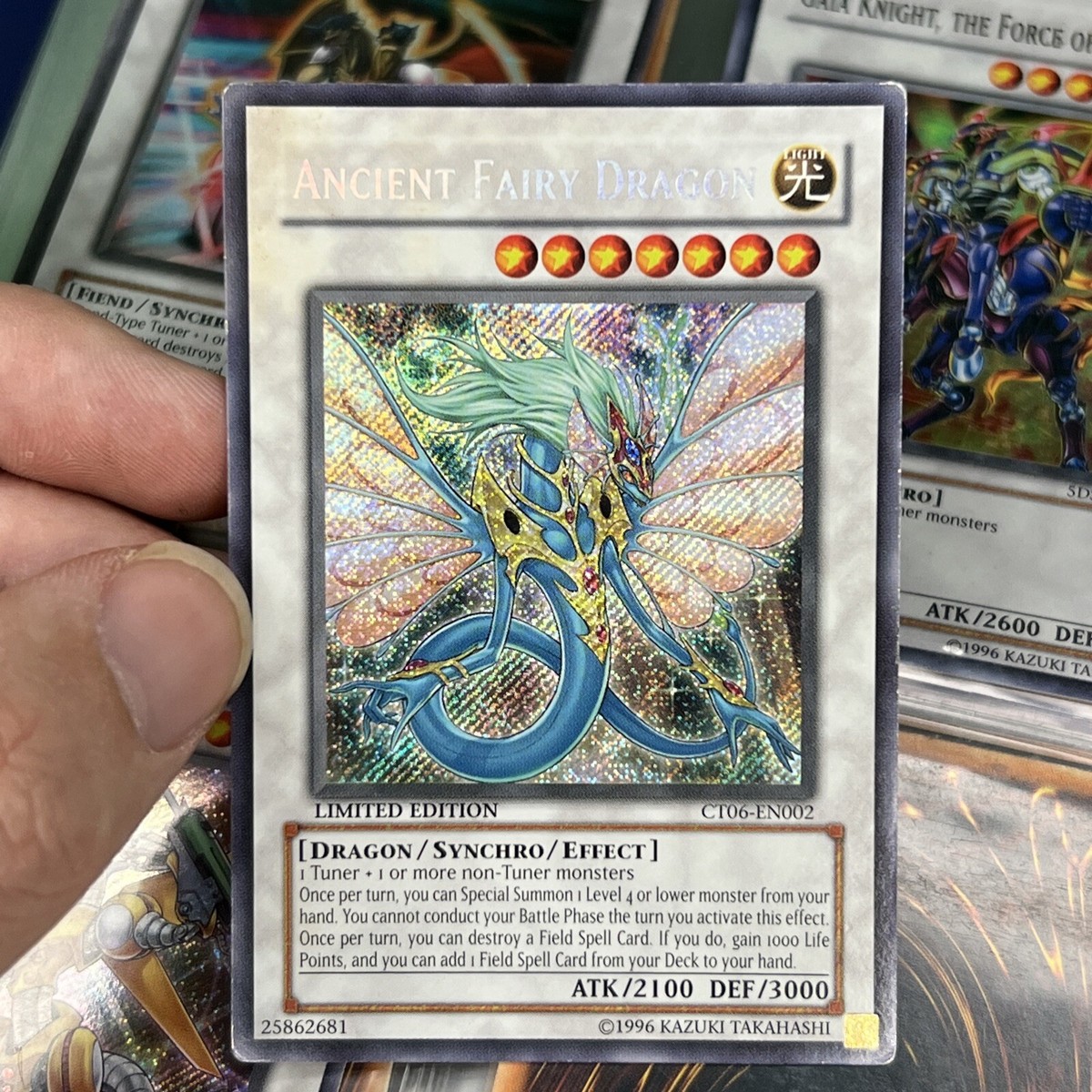 Yugioh Ancient Fairy Dragon CT06-EN002 Secret Rare Limited Edition NM | eBay