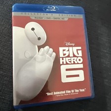 Big Hero 6 Blu-ray, 2014 W/digital still Can Be Used 