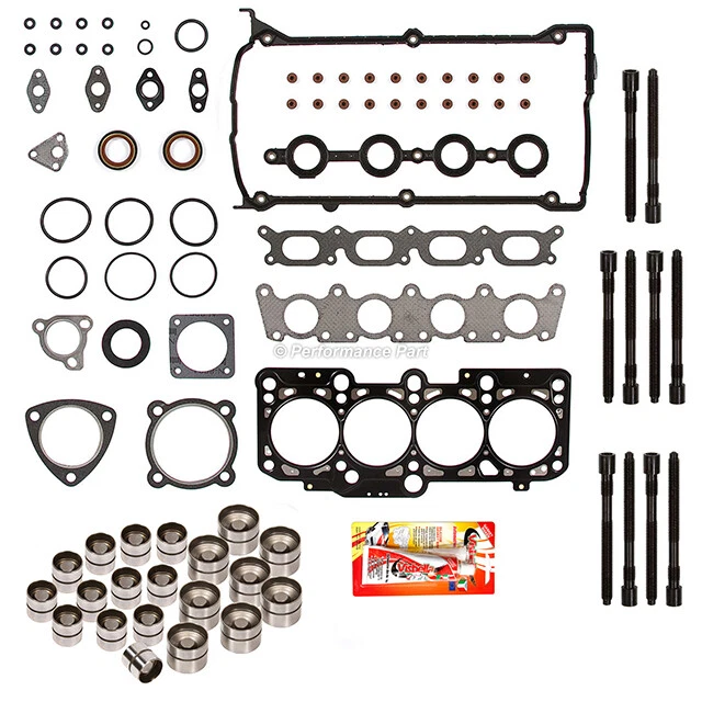 Juego de elevadores de juntas de culata para 99-06 Audi A4 TT Golf Jetta Volkswagen Turbo 1.8 Foto 4 de 4