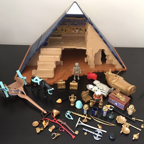PLAYMOBIL PHAROAH'S EGYPTIAN PYRAMID 5386 WITH HIDDEN PASSAGES, TRAP. | eBay
