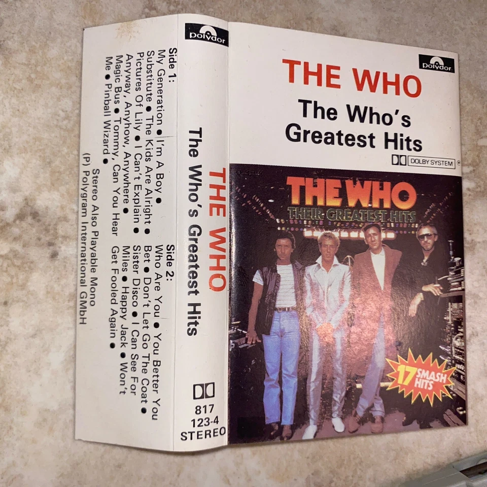 The Who Pete Townshend Roger Daltrey John Entwistle K. Moon Import Rock Cassette - Image 4 of 4