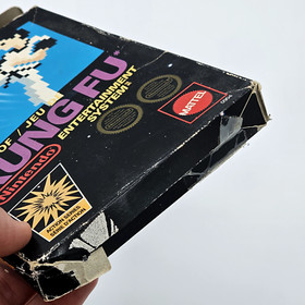 Kung Fu (NES) Mattel 5 Screw Variant - Canadian Hangtab Box - Tested Ex Rental