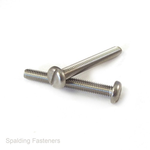 Assorted A2 Stainless Steel Pan Head Slotted Screws + Nuts - Picture 2 of 4