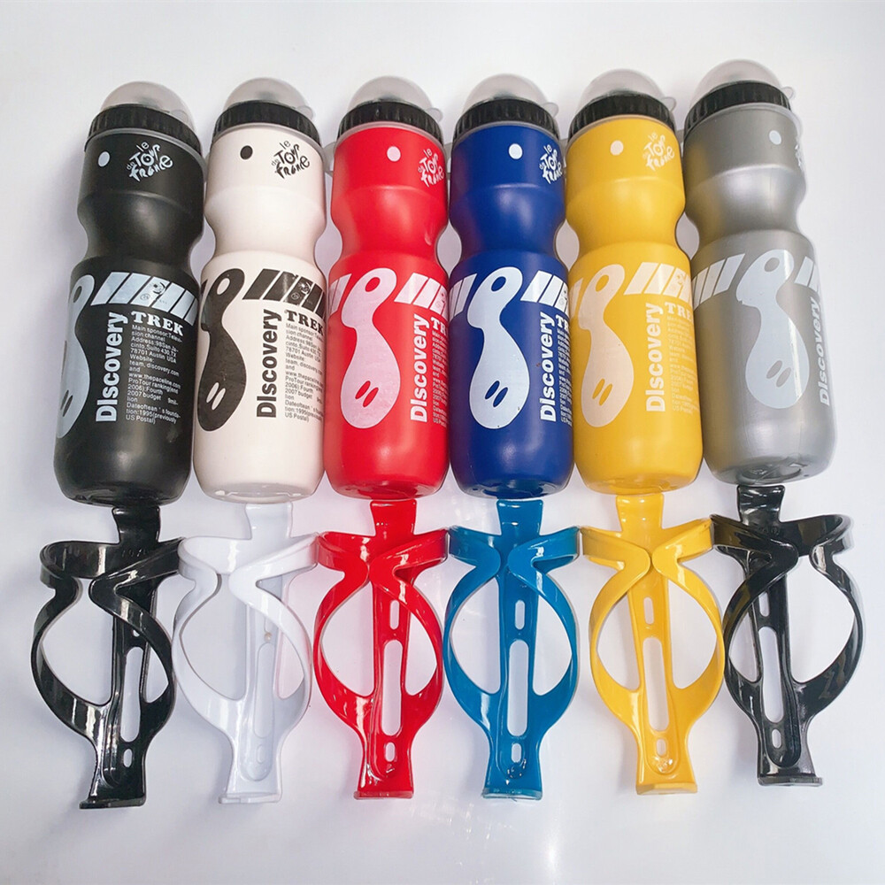 Bike Bicycle Water Bottle and Holder Cage Drink Bottle 750ml Outdoor