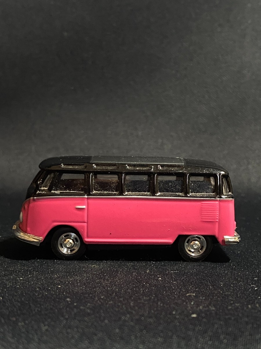 1/64 VW VOLKSWAGEN SAMBA BUS PINK & BLACK | eBay