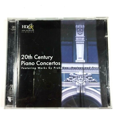 20th Century Piano Concertos CD Prokofiev Poulenc Ravel D Flat Major G Major