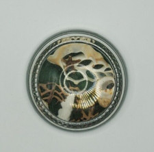 Vintage Handcrafted Art Glass Snail Sea Shell Paperweight