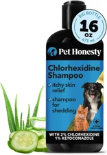 Chlorhexidine Cat & Dog Seasonal Itch Relief Shampoo, for Allergies, Itching, Do