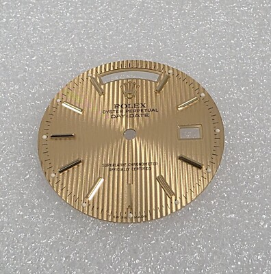 Factory Genuine Rolex Day-Date Tapestry  Dial  Champagne/Goldish for 18038 18238