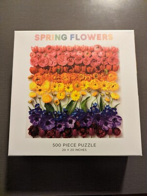 Brand New GALISON SPRING FLOWERS Puzzle 500 Pieces