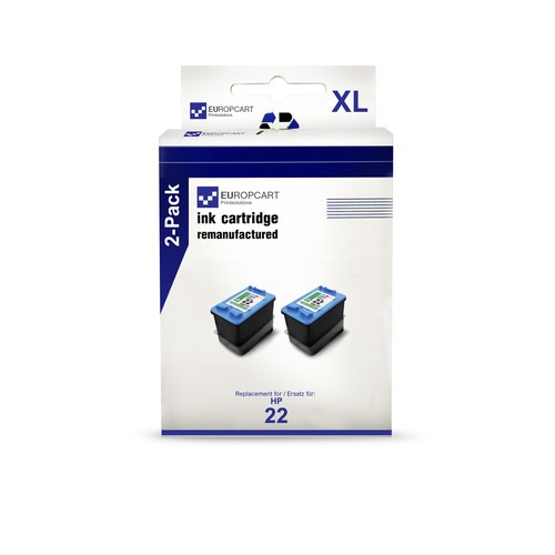 Tintenpatronen Ersetzen HP 21XL Und 22XL