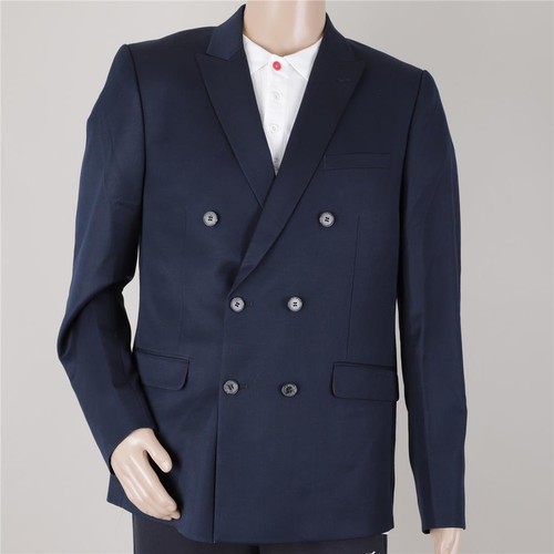Mens Luke The Mob Navy Blue Blazer LS3 RRP 124 99 EBay