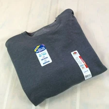 NWT FRUIT OF THE LOOM Eversoft Crew Neck Pullover Fleece Sweatshirt Men's Large