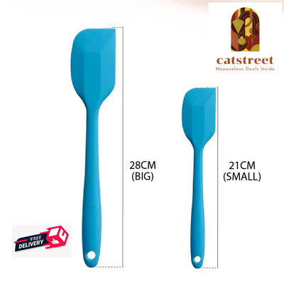 2 pcs Silicone Spatula Set: Large & Small Perfect for Every Task ,Heat-Resistant