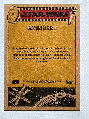その他 Topps Star Wars Living Set #446 TOPPS STAR WARS LIVING SET QUEEN APAILANA #390 REVENGE OF THE SITH