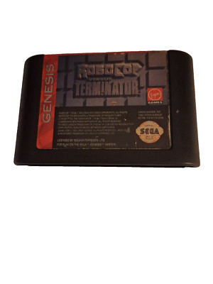  Sega Genesis Robocop Versus Terminator Cartridge Game 1993  